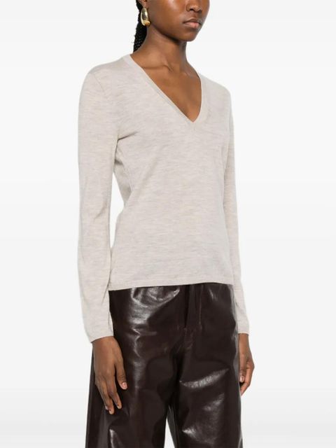 Max Mara v-neck sweater - Neutrals - zdjęcie produktu nr 2