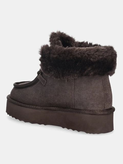 Answear.LAB śniegowce zamszowe kolor brązowy - zdjęcie produktu nr 2