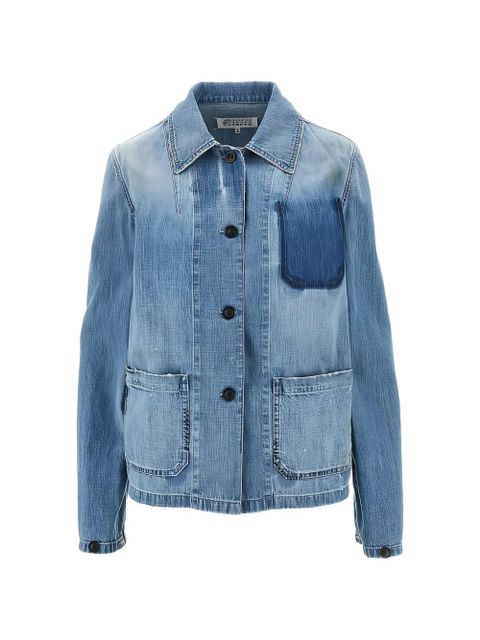 Maison Margiela button-up denim shirt - Blue - zdjęcie produktu nr 1