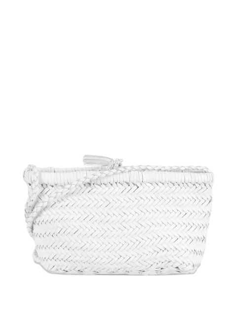 DRAGON DIFFUSION braided tassel-detail shoulder bag - White - zdjęcie produktu nr 2