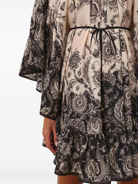 ZIMMERMANN paisley-print ruffled dress - Neutrals - zdjęcie produktu nr 2
