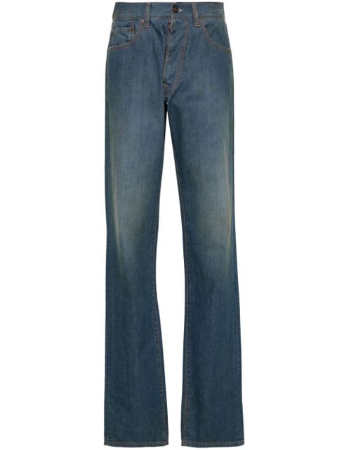 Maison Margiela straight-leg cotton jeans - Blue - zdjęcie produktu nr 1