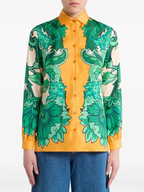 ETRO floral-print silk shirt - Orange - zdjęcie produktu nr 2