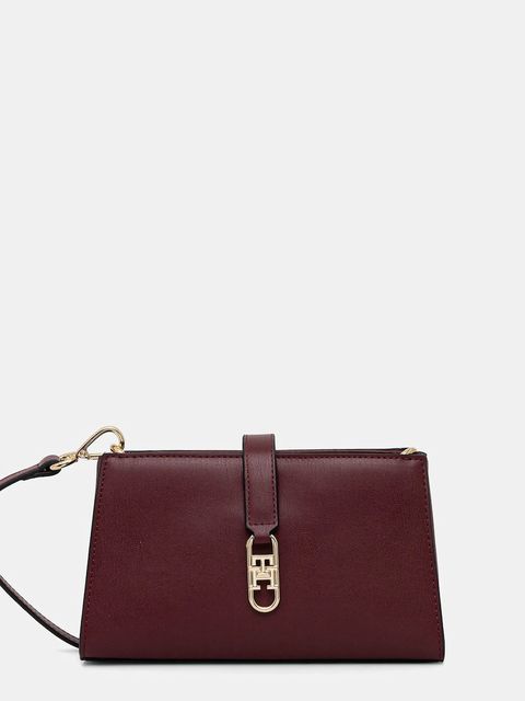 Tommy Hilfiger torebka kolor bordowy AW0AW18005 - zdjęcie produktu nr 1