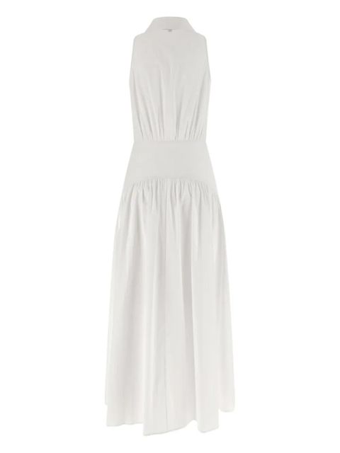 STAUD Romy wrinkled maxi dress - White