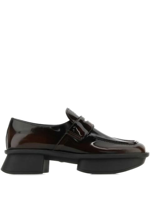 Prada patent leather loafers - Brown - zdjęcie produktu nr 1