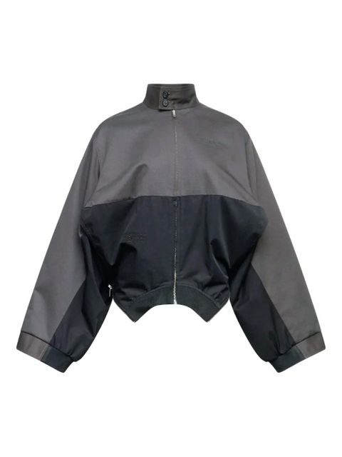 MM6 Maison Margiela zip colour-block jacket - Grey - zdjęcie produktu nr 1