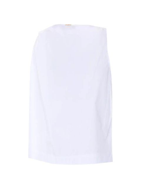 TWINSET draped sleeveless top - White - zdjęcie produktu nr 2
