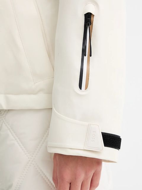 BOSS kurtka kolor beżowy zimowa 50549047