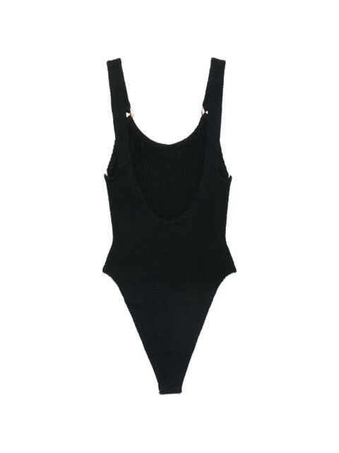Hunza G Domino crinkle-effect swimsuit - Black - zdjęcie produktu nr 2