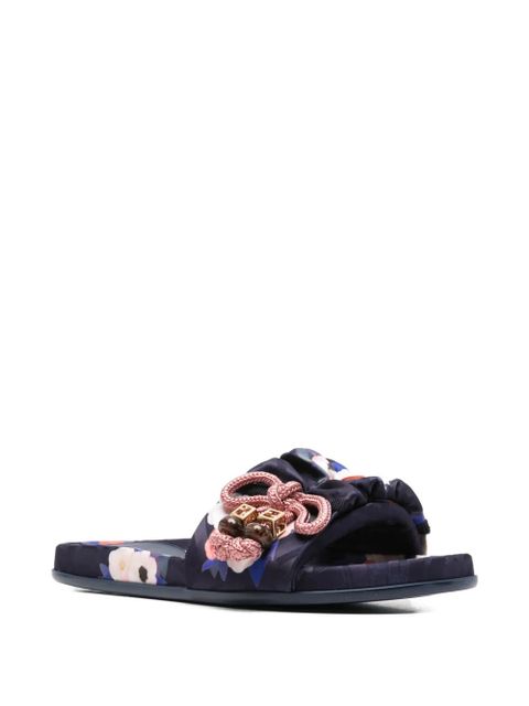 FENDI floral-print sandals - Blue - zdjęcie produktu nr 2