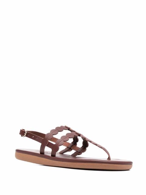 Ancient Greek Sandals Dryad leather strap sandals - Brown - zdjęcie produktu nr 2
