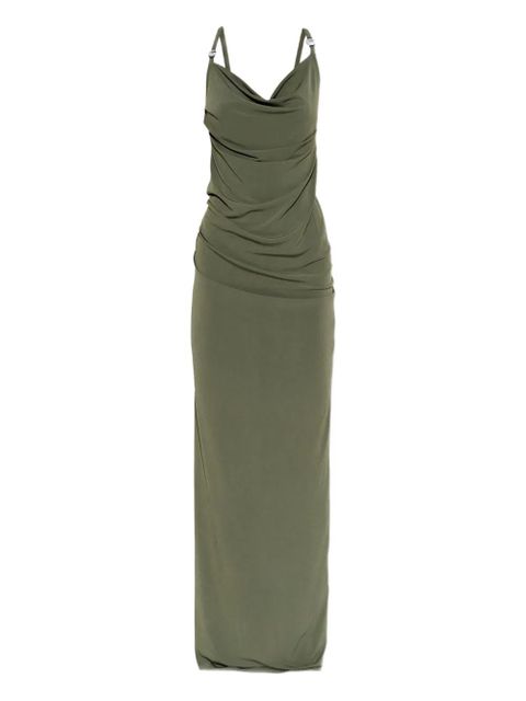 Coperni ring-strap maxi dress - Green - zdjęcie produktu nr 1