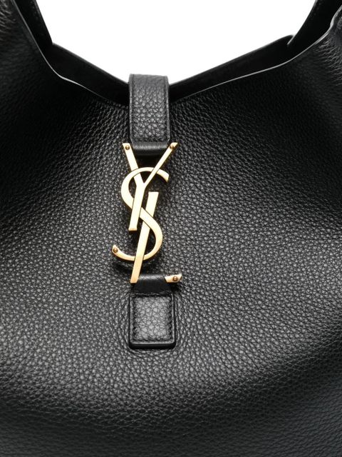 Saint Laurent logo-plaque shoulder bag - Black - zdjęcie produktu nr 2