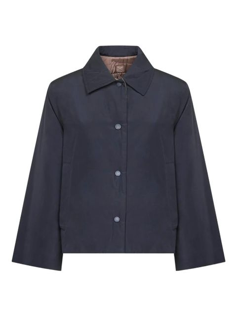 Weekend Max Mara logo-patch quilted coat - Blue - zdjęcie produktu nr 1