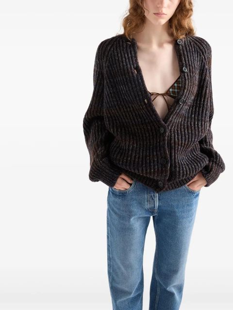 Prada logo-plaque jeans - Blue