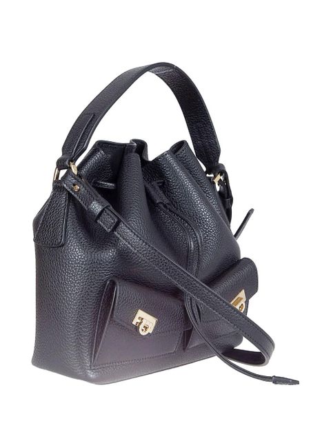 Ferragamo multi-pocket bucket bag - Black