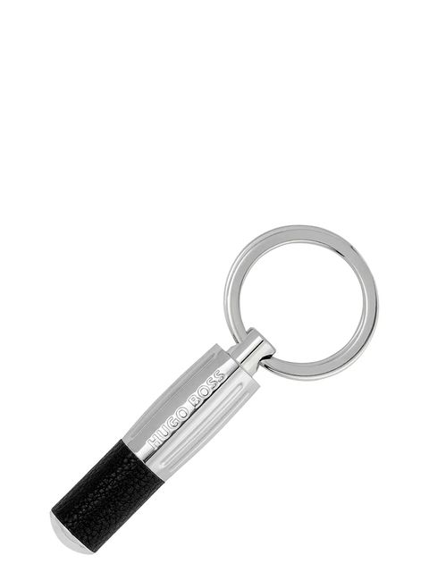 BOSS brelok do kluczy Pure Iconic Black kolor czarny - zdjęcie produktu nr 1