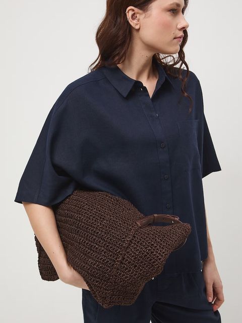 Medicine koszula damska z lnem - zdjęcie produktu nr 1