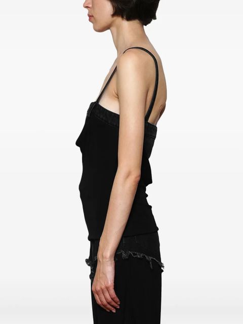 Christopher Esber Draped Duo bustier top - Black