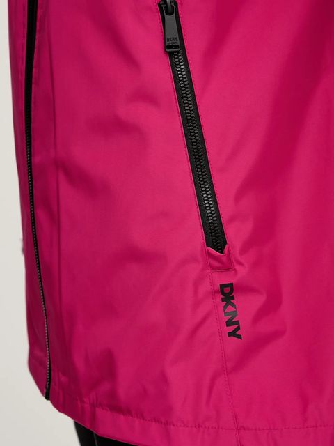 Dkny kurtka kolor różowy przejściowa DP5J9488