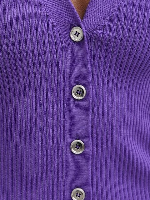 Pinko kardigan z dodatkiem wełny damski kolor fioletowy lekki 105506 A18M