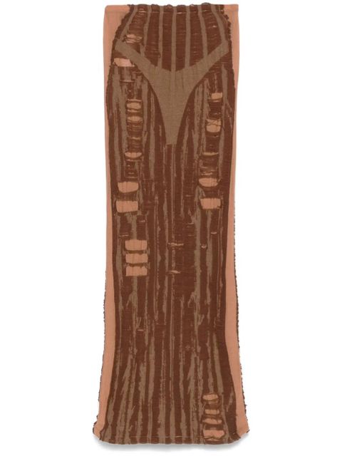 Diesel M-Calina midi skirt - Brown - zdjęcie produktu nr 1