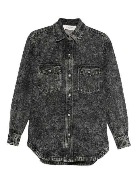 Golden Goose brushed-effect shirt - Grey