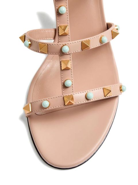 Valentino Garavani 60mm Rockstud embellished sandals - Pink