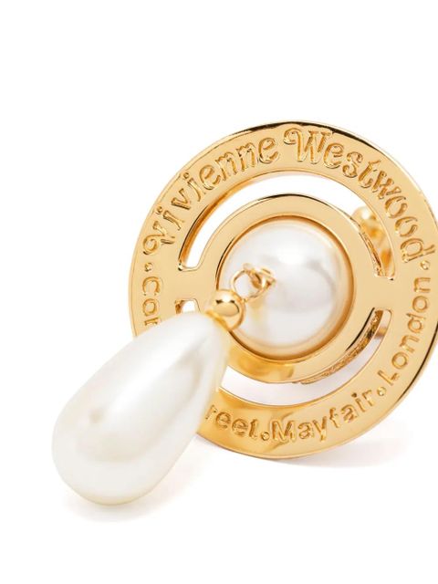 Vivienne Westwood faux-pearl drop earrings - Gold
