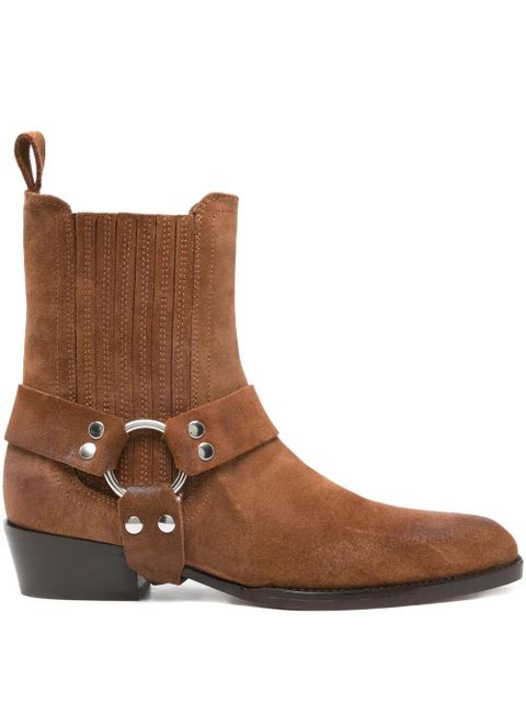 Paris Texas 35mm Helena suede ankle boots - Brown - zdjęcie produktu nr 1