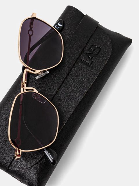 Answear.LAB okulary przeciwsłoneczne damskie kolor brązowy