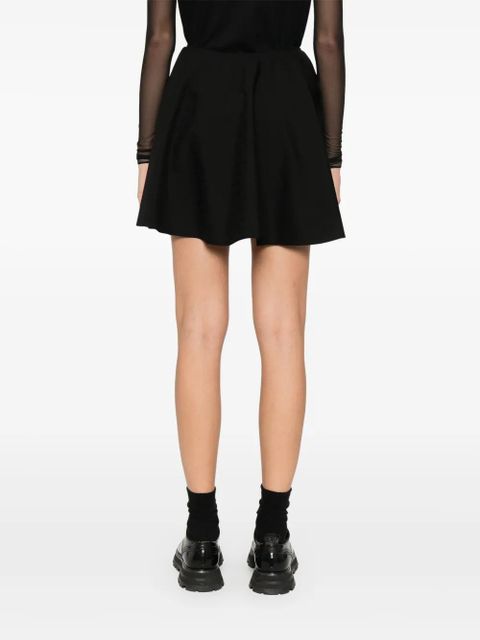 Givenchy logo-jacquard mini skirt - Black