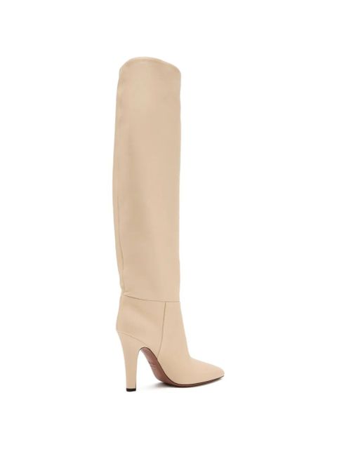 Paris Texas Elsa point-toe heel boots - Neutrals