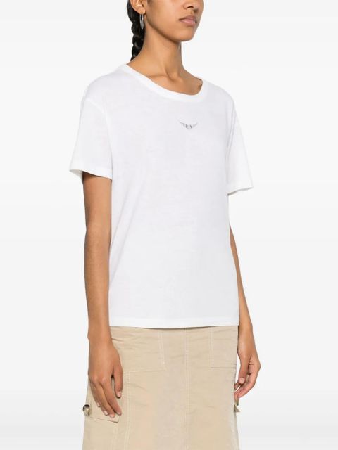 Zadig&Voltaire Marta wings-appliqué T-shirt - White
