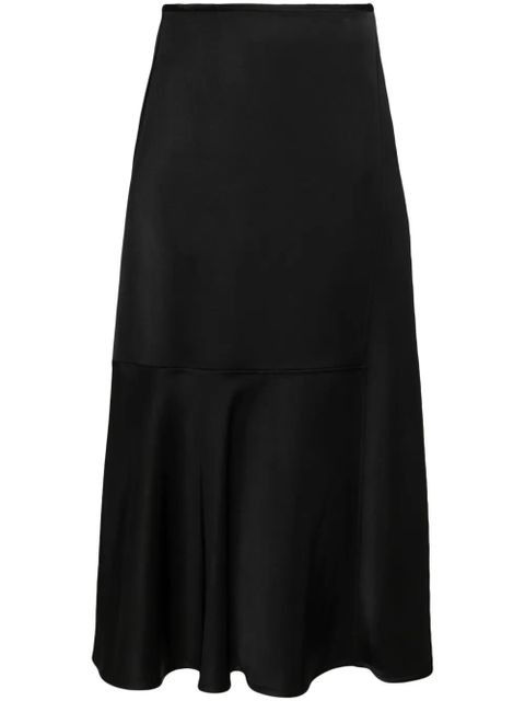 Jil Sander high-waisted panelled midi skirt - Black - zdjęcie produktu nr 1