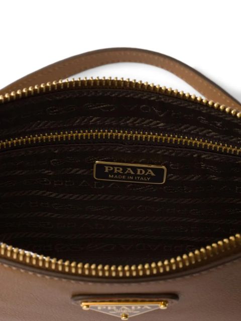 Prada leather shoulder bag - Brown
