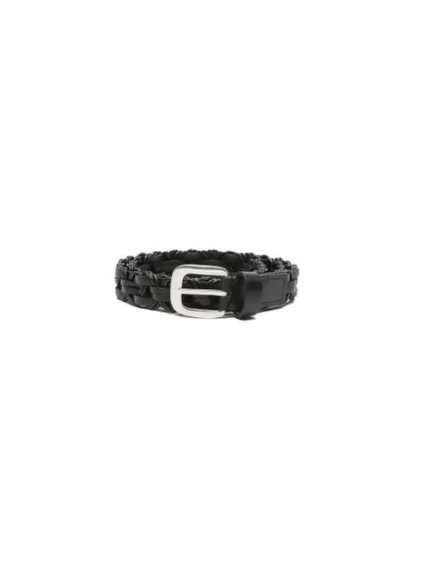 The Row Cord braided leather belt - Black - zdjęcie produktu nr 1