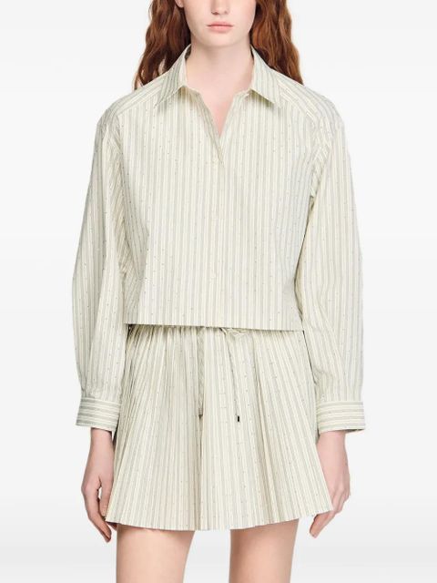 SANDRO long-sleeve shirt - White