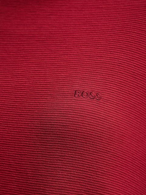 BOSS bluza lounge damska kolor bordowy gładka 50535769