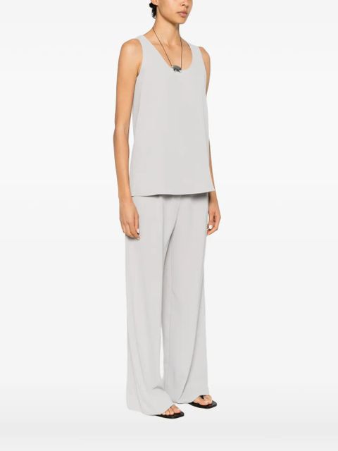 Eleh scoop-neck sleeveless top - Grey