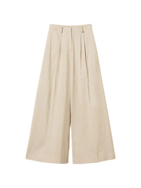 TWINSET pleated palazzo trousers - Neutrals - zdjęcie produktu nr 1