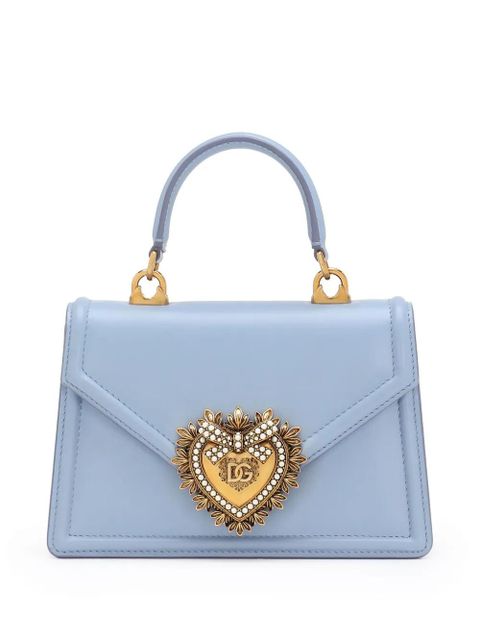 Dolce & Gabbana small Devotion tote bag - Blue - zdjęcie produktu nr 1