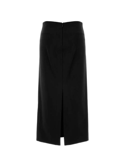 Jil Sander slit maxi skirt - Black - zdjęcie produktu nr 2