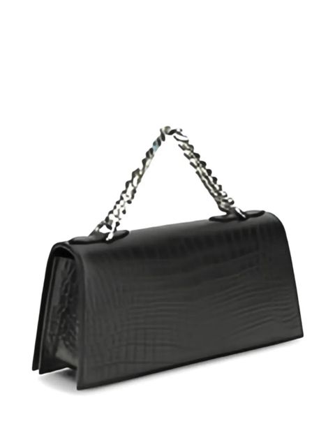 Alexander McQueen jewelled mini shoulder bag - Black