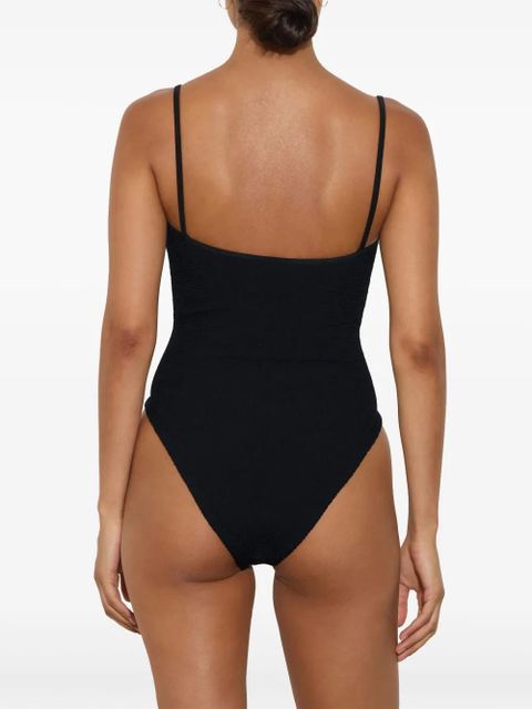 Hunza G Pamela crinkle swimsuit - Black