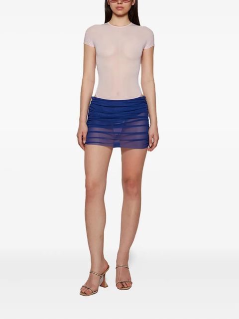 Bond-eye Claudia mini skirt - Blue - zdjęcie produktu nr 2