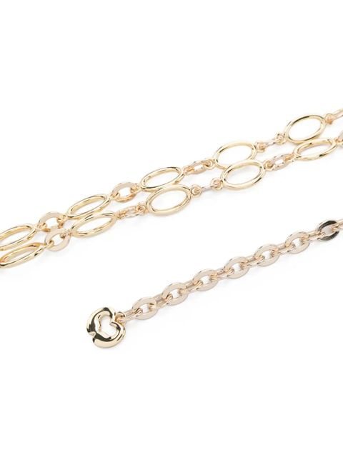Maje char-detail chain belt - Gold