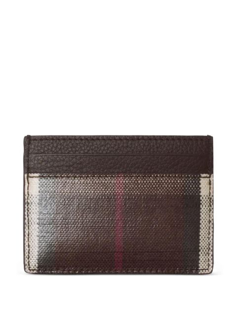 Burberry check-knight card holder - Brown - zdjęcie produktu nr 2