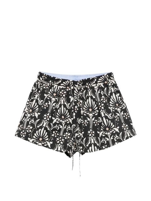 PINKO floral-print shorts - Black - zdjęcie produktu nr 1